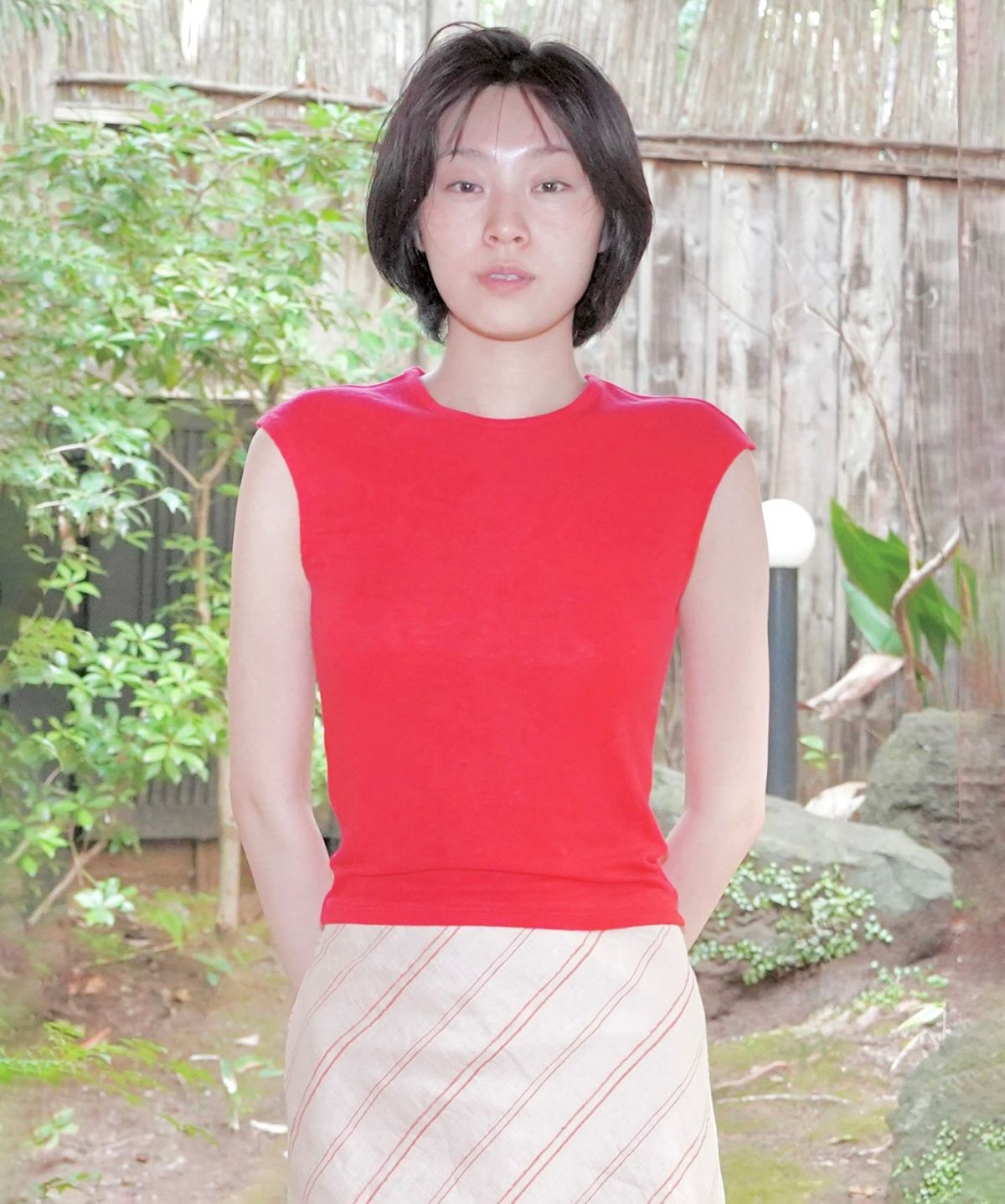 누아누(NUUANU) Koya Skirt_Beige