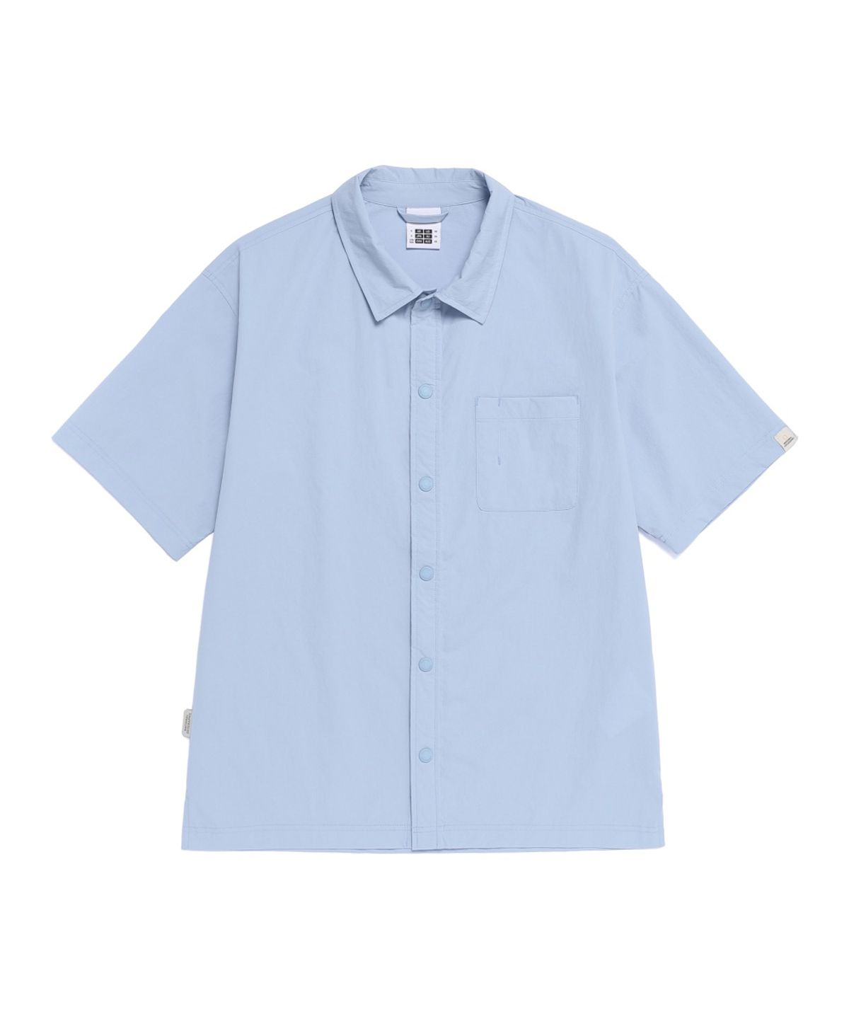 내셔널지오그래픽(NATIONALGEOGRAPHIC) N262USH140 프리즈 스트레치 반팔 셔츠 STORM BLUE