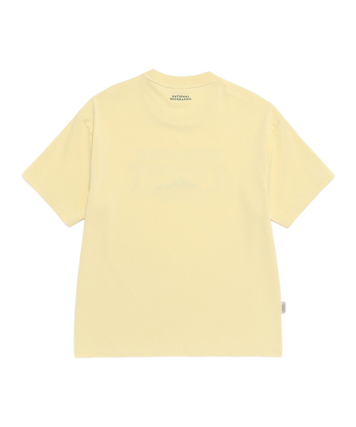 내셔널지오그래픽(NATIONALGEOGRAPHIC) N262UTS980 [AEROSILVER] 아비스 빅그래픽 반팔 티셔츠 PALE YELLOW