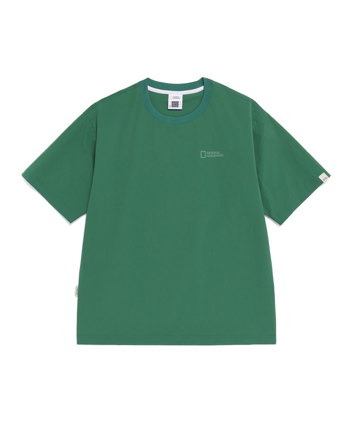 내셔널지오그래픽(NATIONALGEOGRAPHIC) N262UTS141 프리즈 스트레치 그래픽 반팔 티셔츠 GREEN HILLS