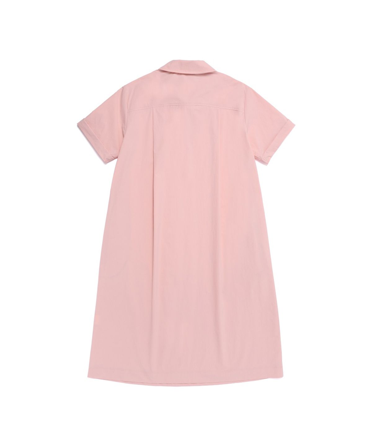 내셔널지오그래픽(NATIONALGEOGRAPHIC) N262WOP140 여성 프리즈 스트레치 A라인 카라 반팔 원피스 SILVER PINK