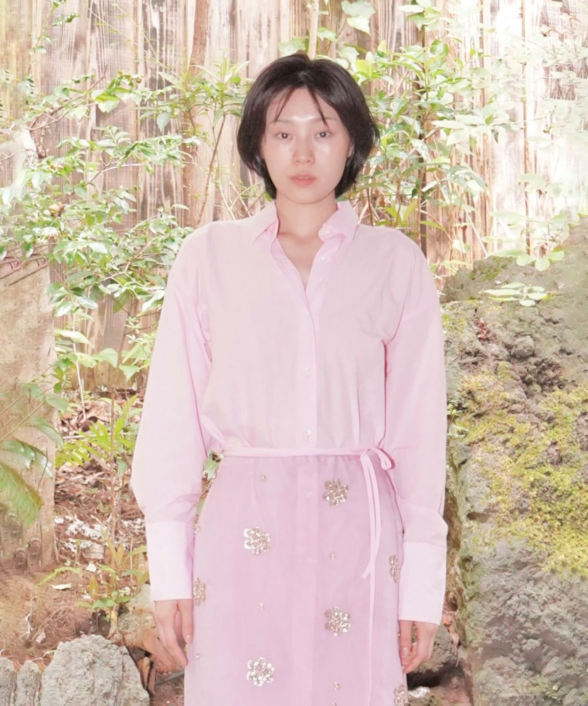 누아누(NUUANU) Mue Shirt_Pink