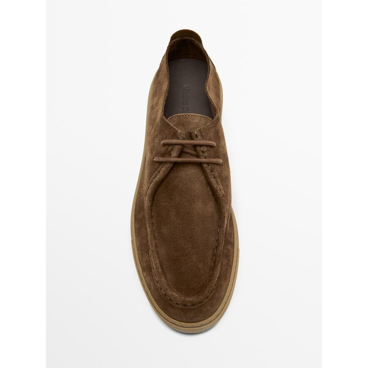 마시모두띠(MASSIMO DUTTI) 소프트 레더 발등 스티치 슈즈