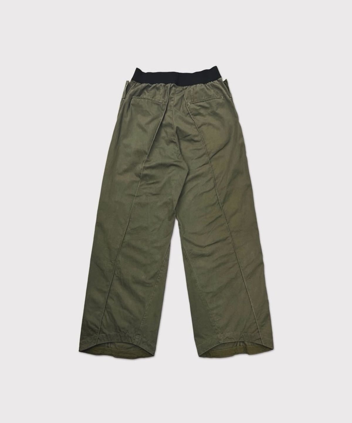 마이너스(MINUS) Home Trousers With Night-Cut(AGED TWILL) - OLIVE