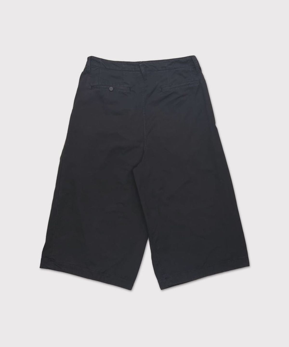 마이너스(MINUS) Wrapped Work Short(AGED TWILL) - BLACK