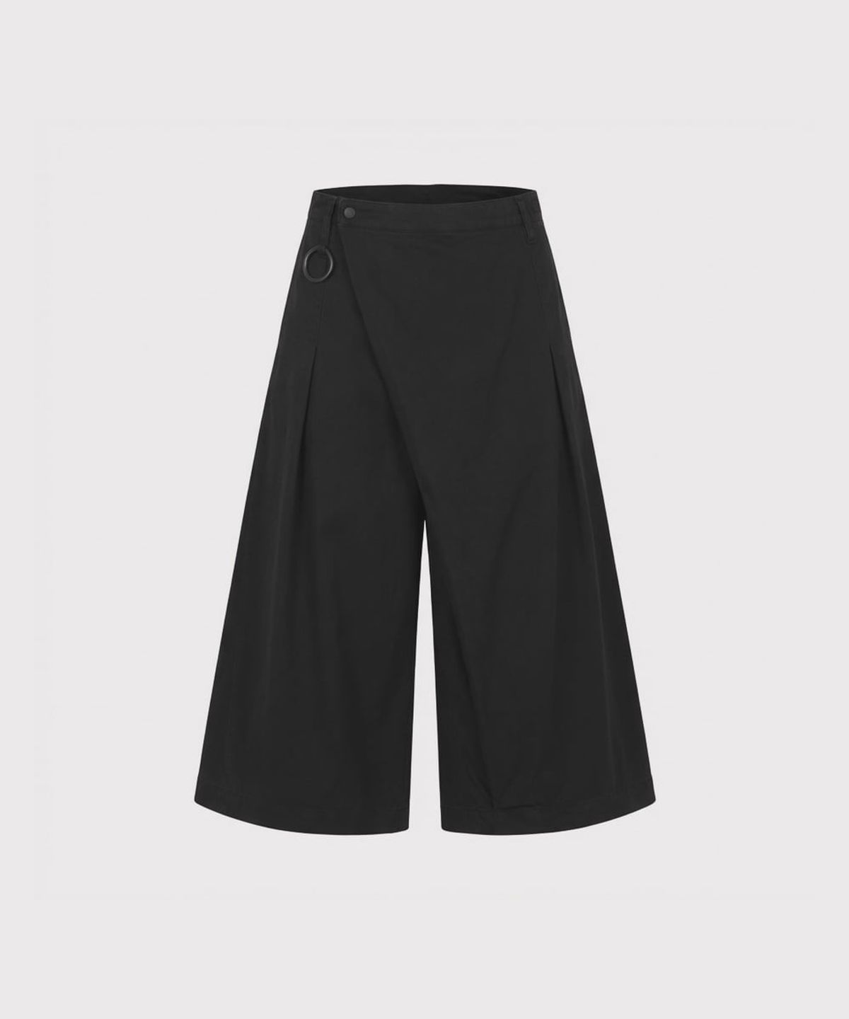 마이너스(MINUS) Wrapped Work Short(AGED TWILL) - BLACK