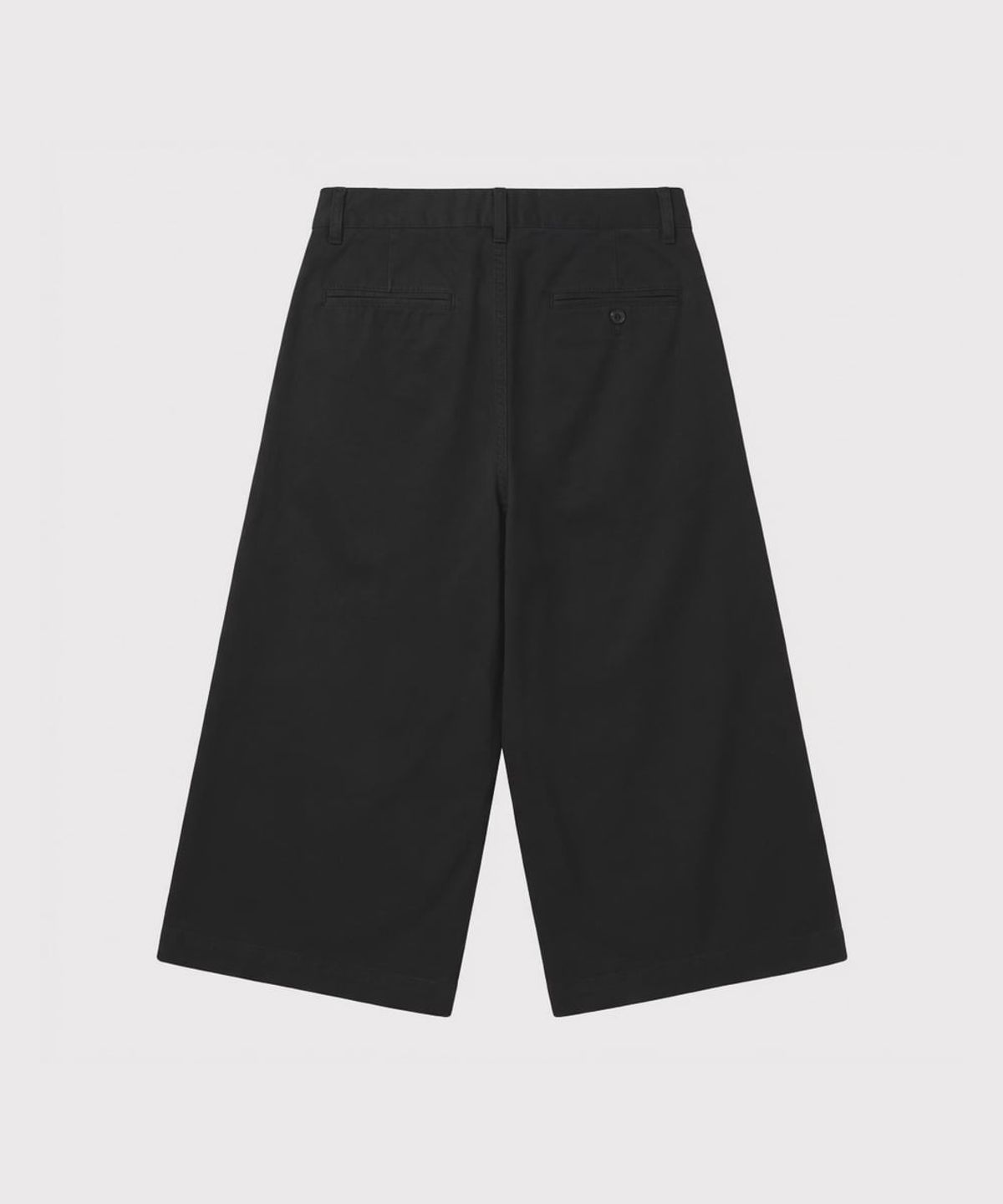 마이너스(MINUS) Wrapped Work Short(AGED TWILL) - BLACK