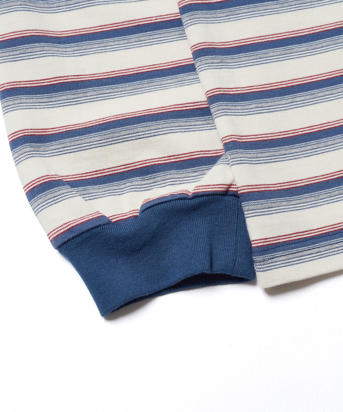 에스파이(ESFAI) MULTI STRIPE L/S T-SHIRT (BLUE)