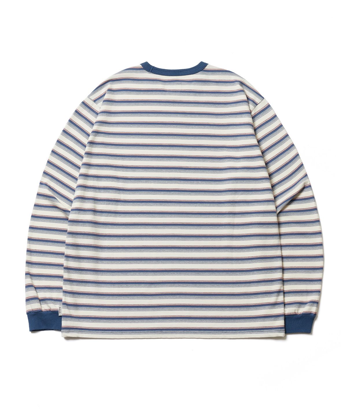 에스파이(ESFAI) MULTI STRIPE L/S T-SHIRT (BLUE)