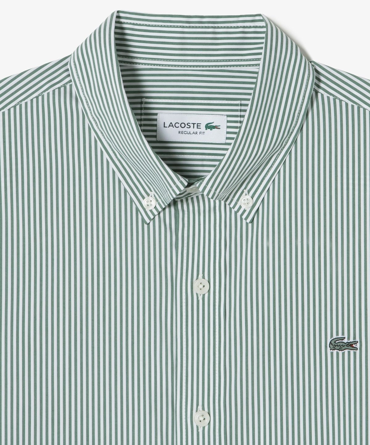 라코스테(LACOSTE) 남성 포플린 저지 스트라이프 셔츠 CH625E-56G AFK