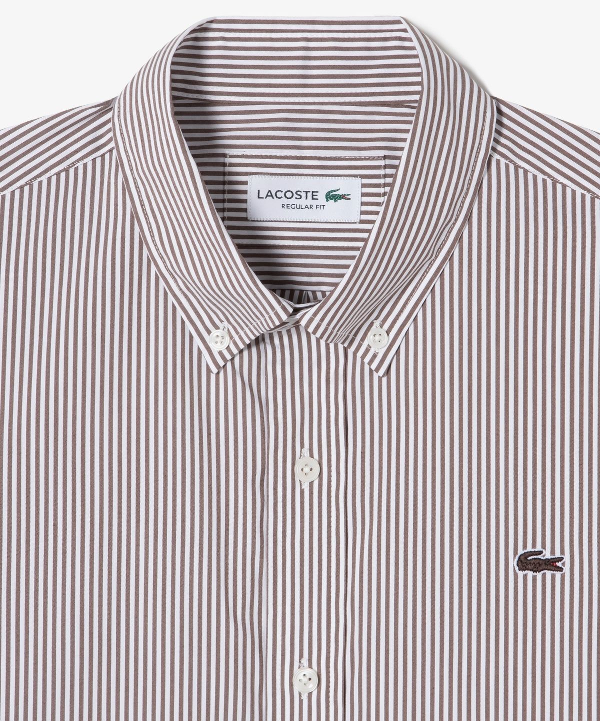 라코스테(LACOSTE) 남성 포플린 저지 스트라이프 셔츠 CH625E-56G 3LA