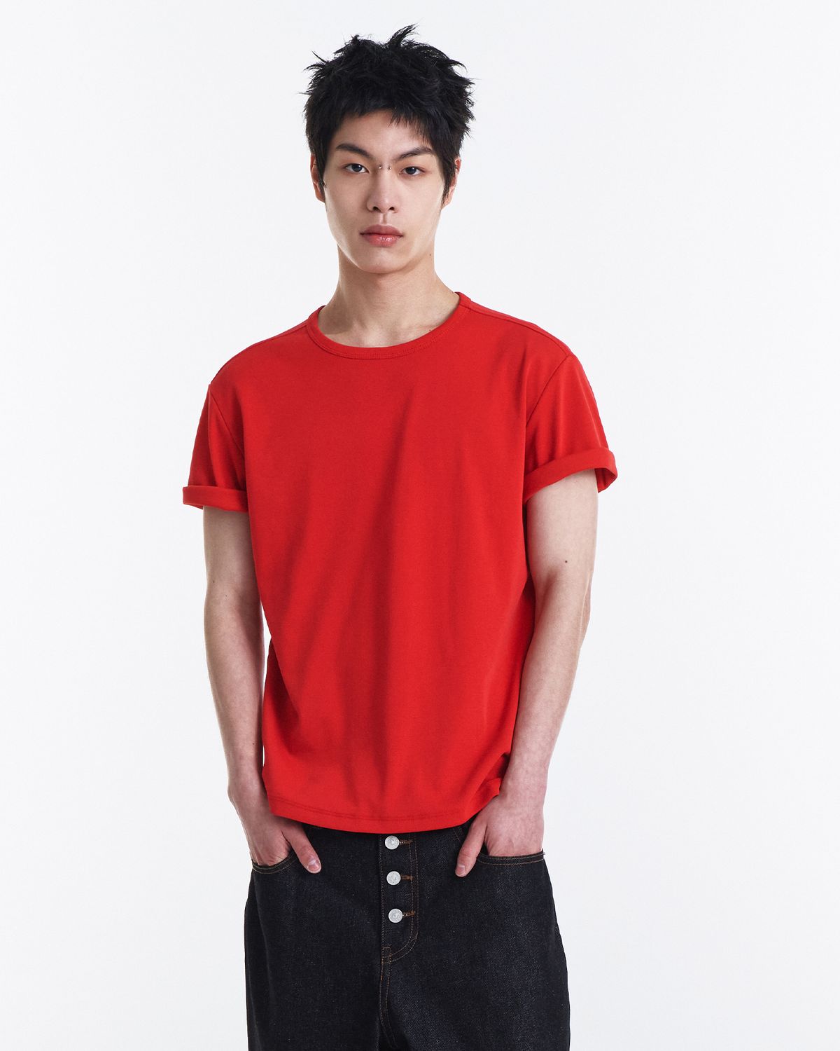 기철(KICHUL) All Day Soft T-shirt (Red)