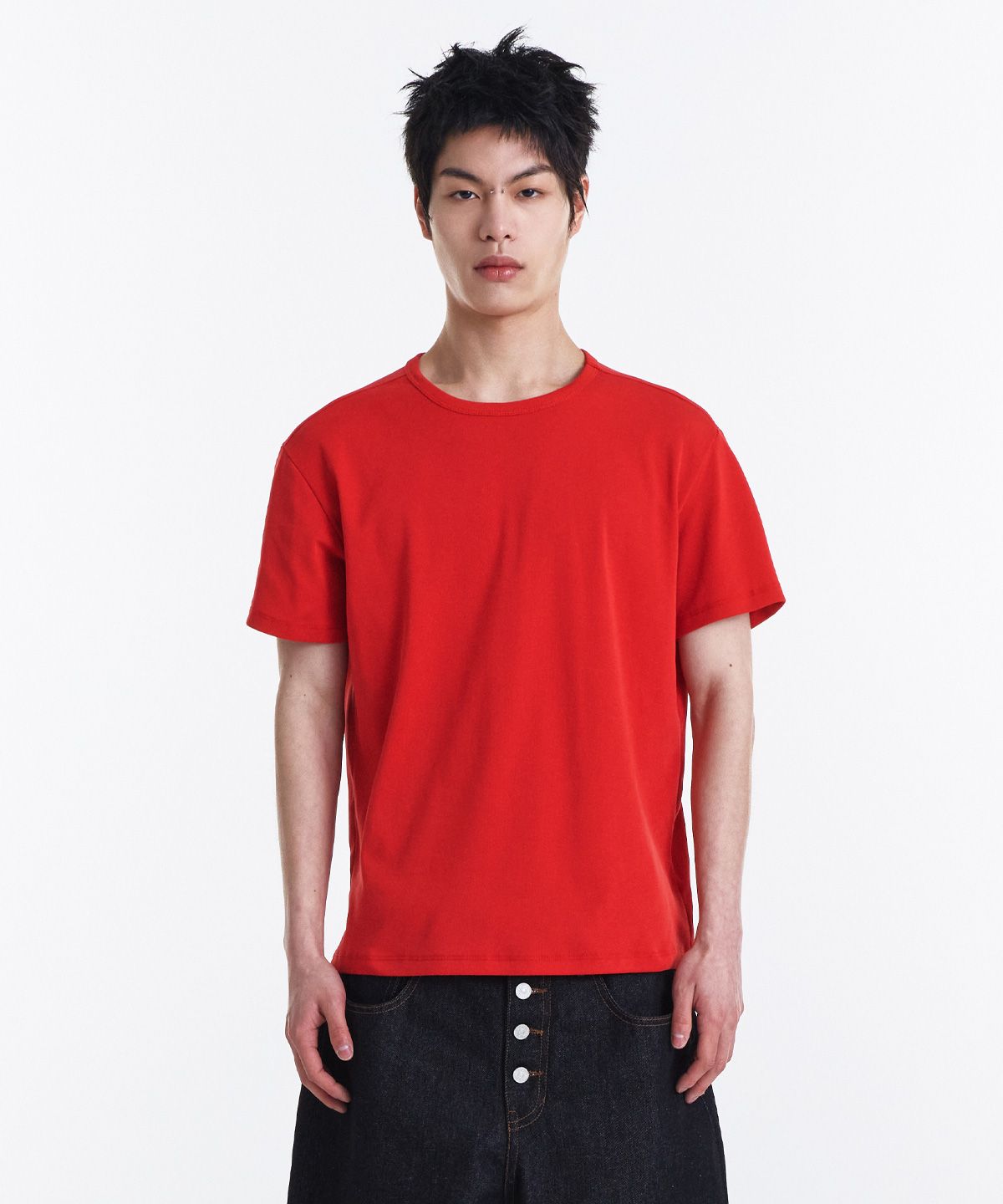 기철(KICHUL) All Day Soft T-shirt (Red)