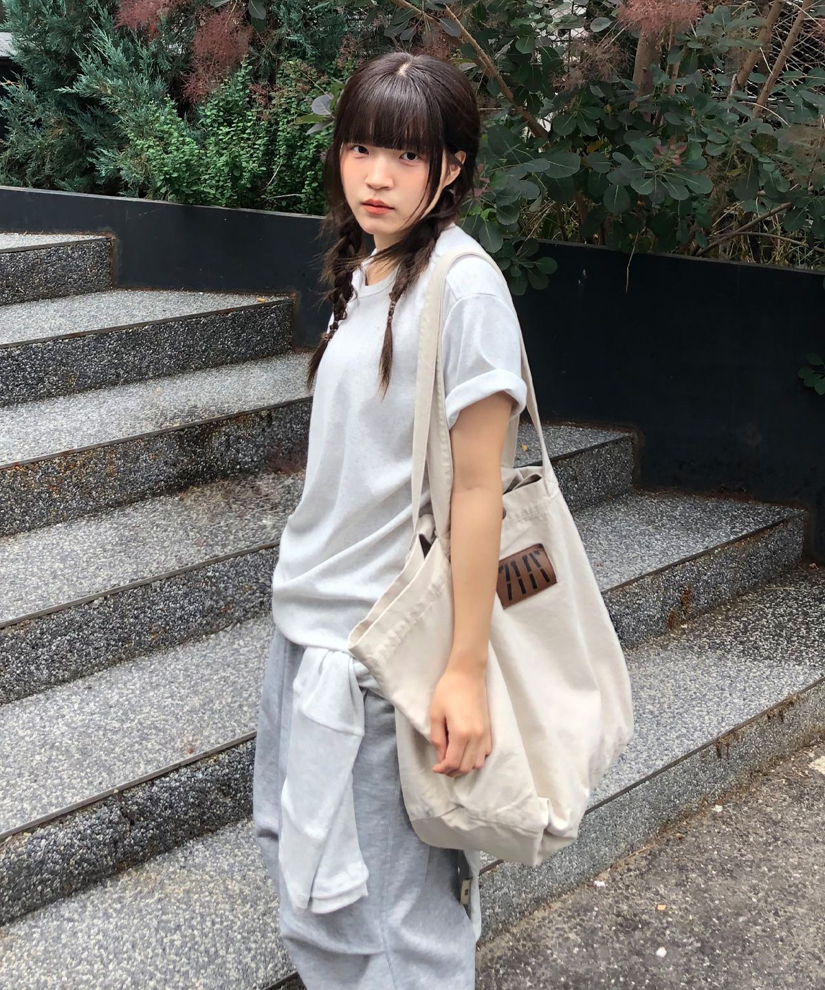 기철(KICHUL) All Day Soft T-shirt (Melange White)