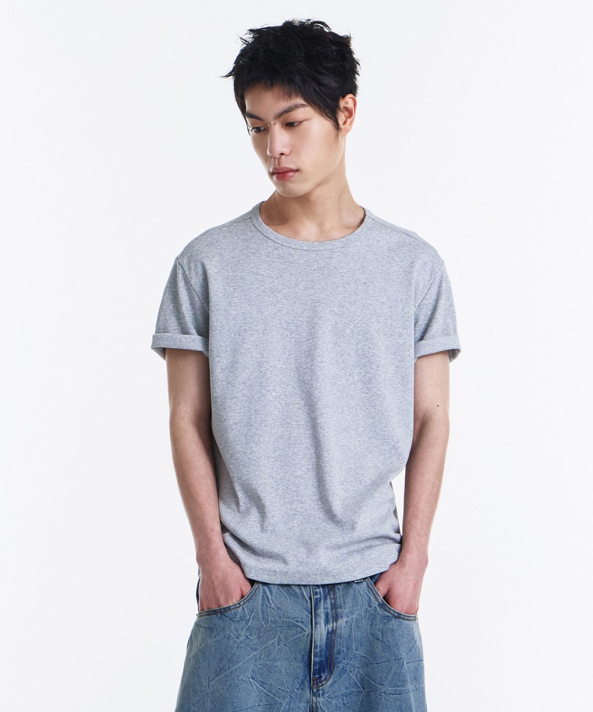 기철(KICHUL) All Day Soft T-shirt (Grey)