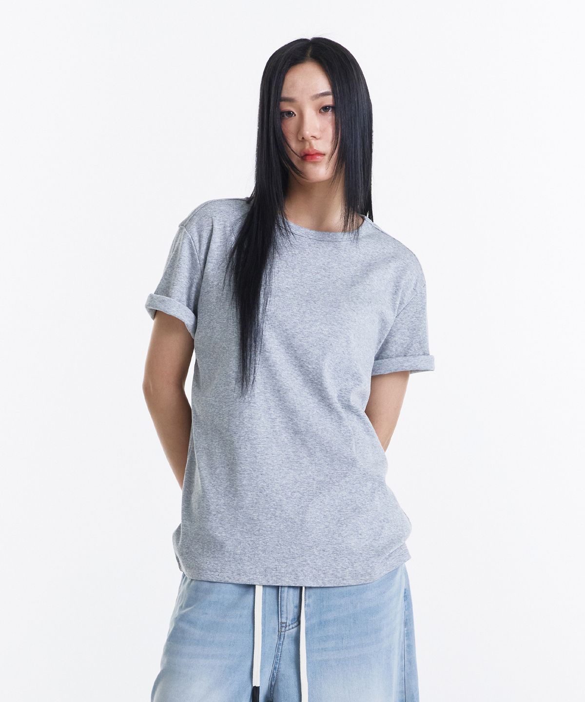 기철(KICHUL) All Day Soft T-shirt (Grey)