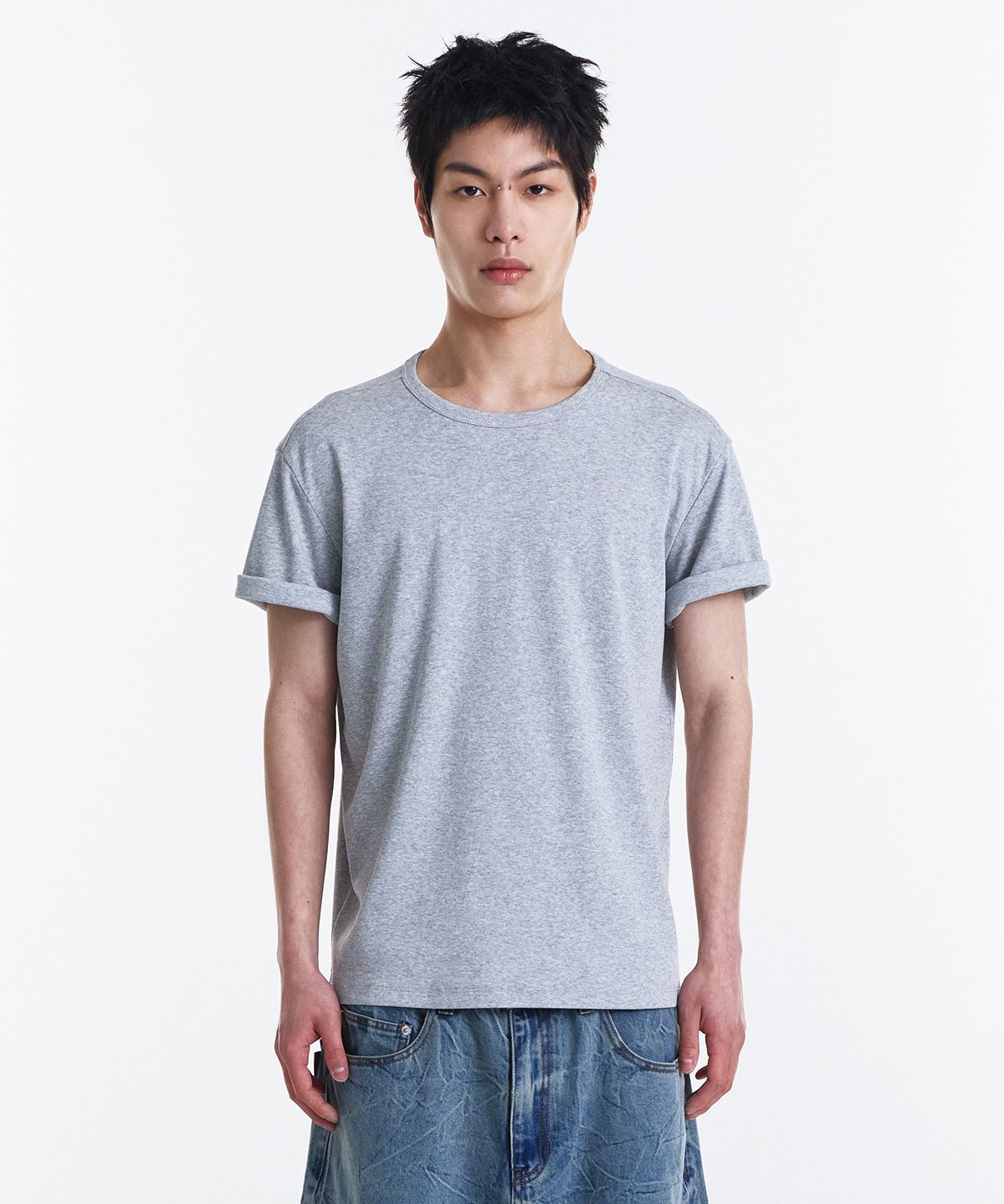 기철(KICHUL) All Day Soft T-shirt (Grey)