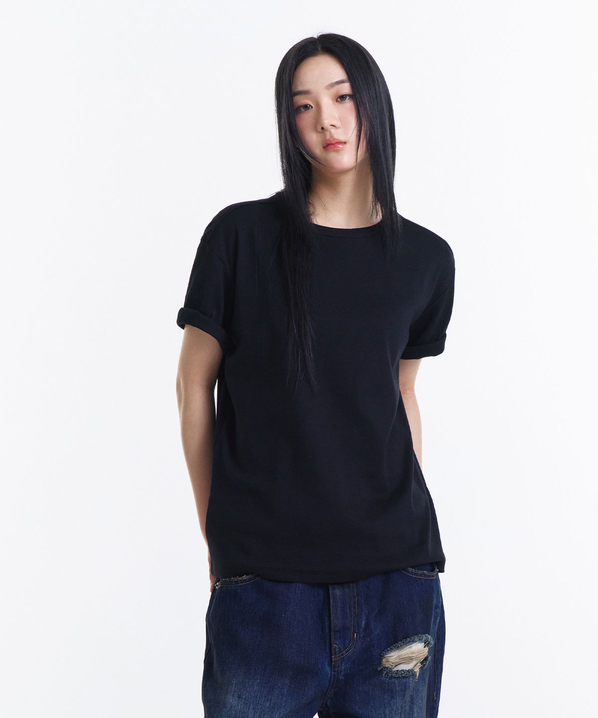 기철(KICHUL) All Day Soft T-shirt (Black)