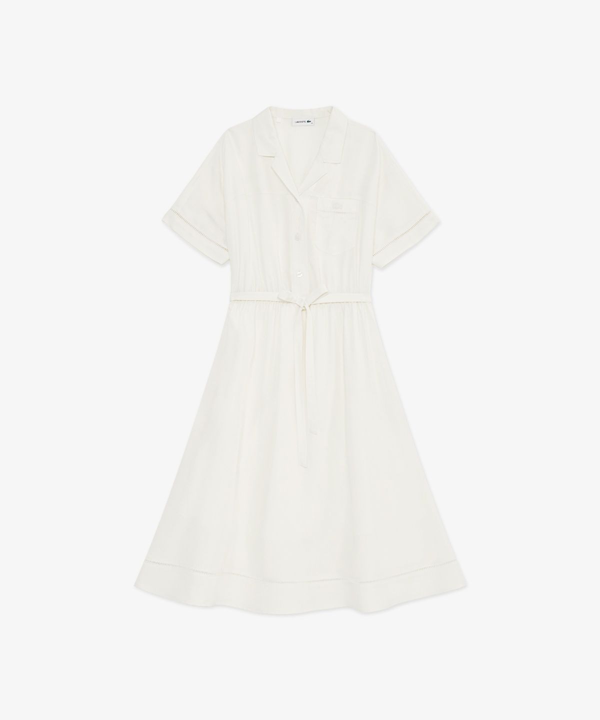 라코스테(LACOSTE) 여성 오픈워크 디테일 셔츠드레스 EF236E-56G S7G