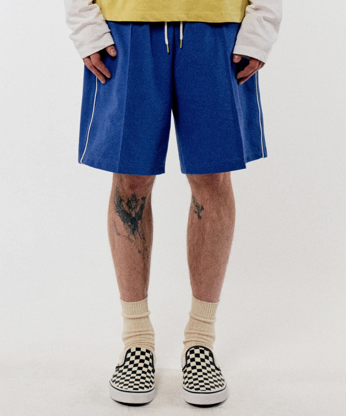 골든선샤인(GOLDEN SUNSHINE) GOLDEN TRACK SHORTS_ROYAL BLUE