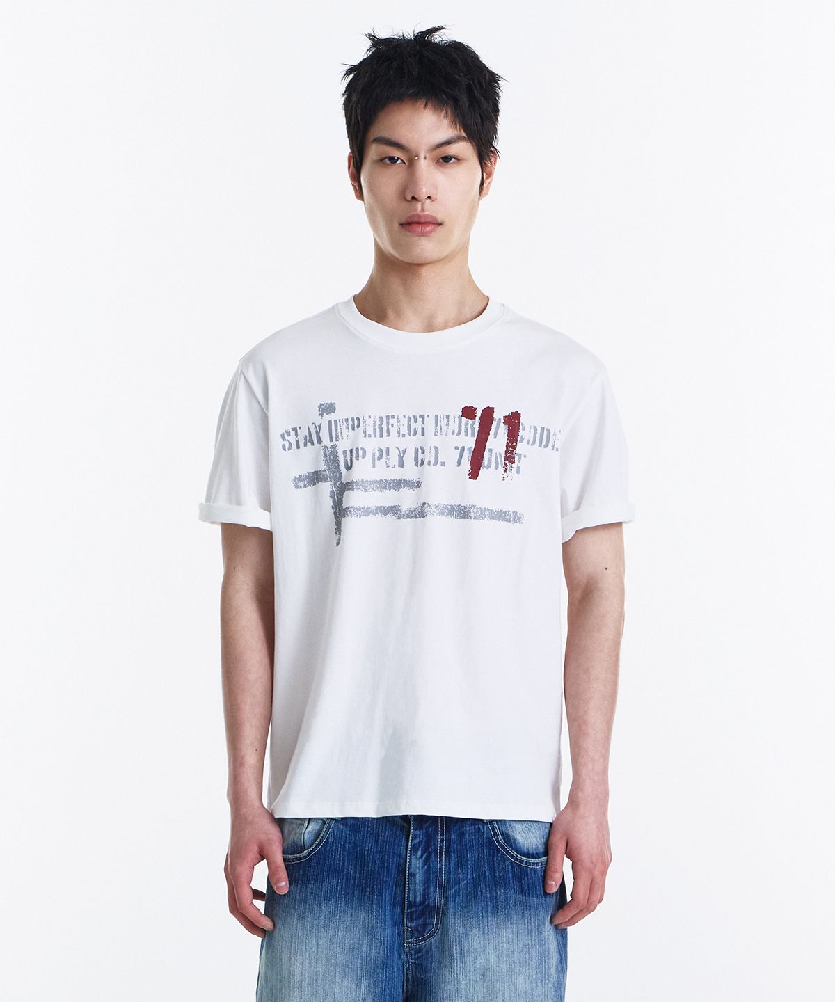 기철(KICHUL) 71-Node T-shirt (White)