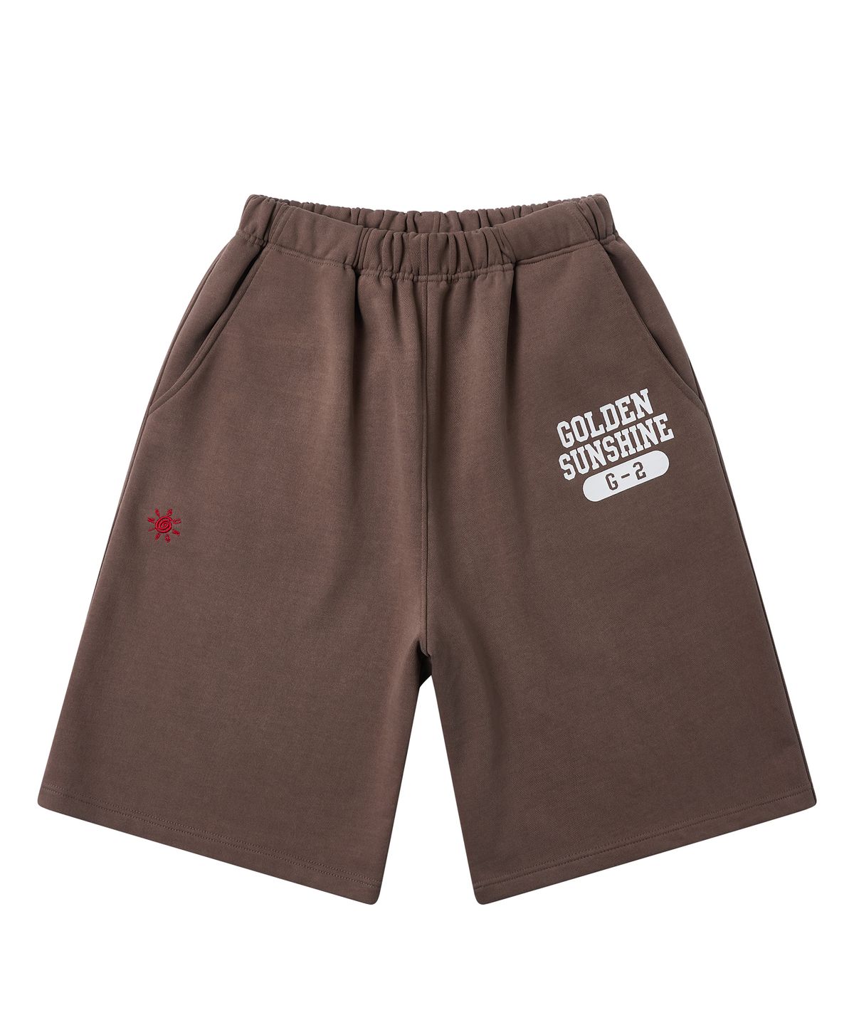 골든선샤인(GOLDEN SUNSHINE) G-2 BERMUDA SWEAT SHORTS_BROWN