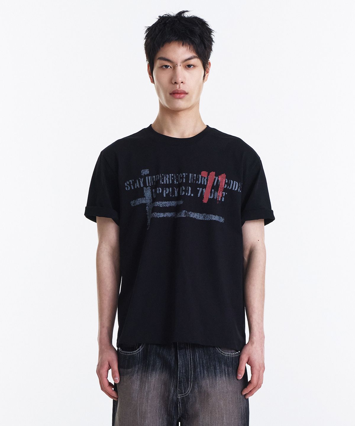 기철(KICHUL) 71-Node T-shirt (Black)