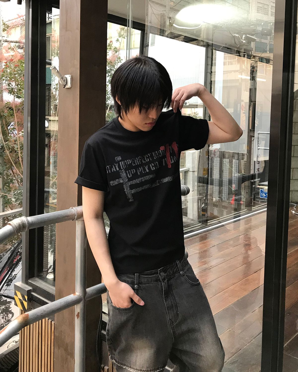 기철(KICHUL) 71-Node T-shirt (Black)