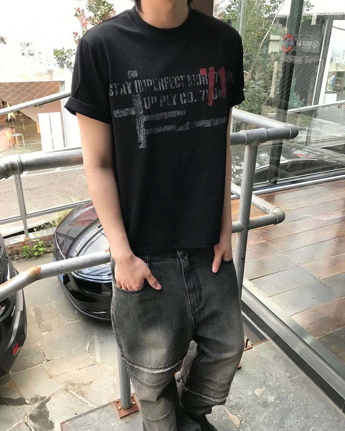 기철(KICHUL) 71-Node T-shirt (Black)