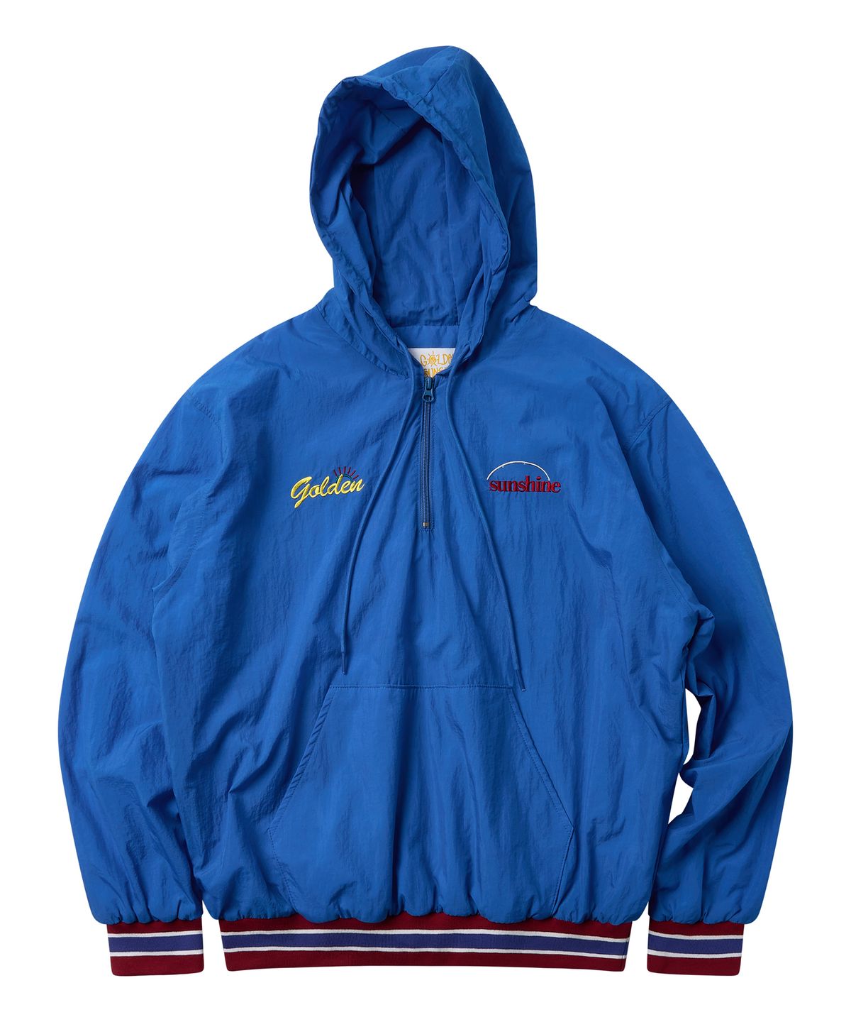 골든선샤인(GOLDEN SUNSHINE) WINDBREAKER ANORAK HOODIE_PRUSSIAN BLUE