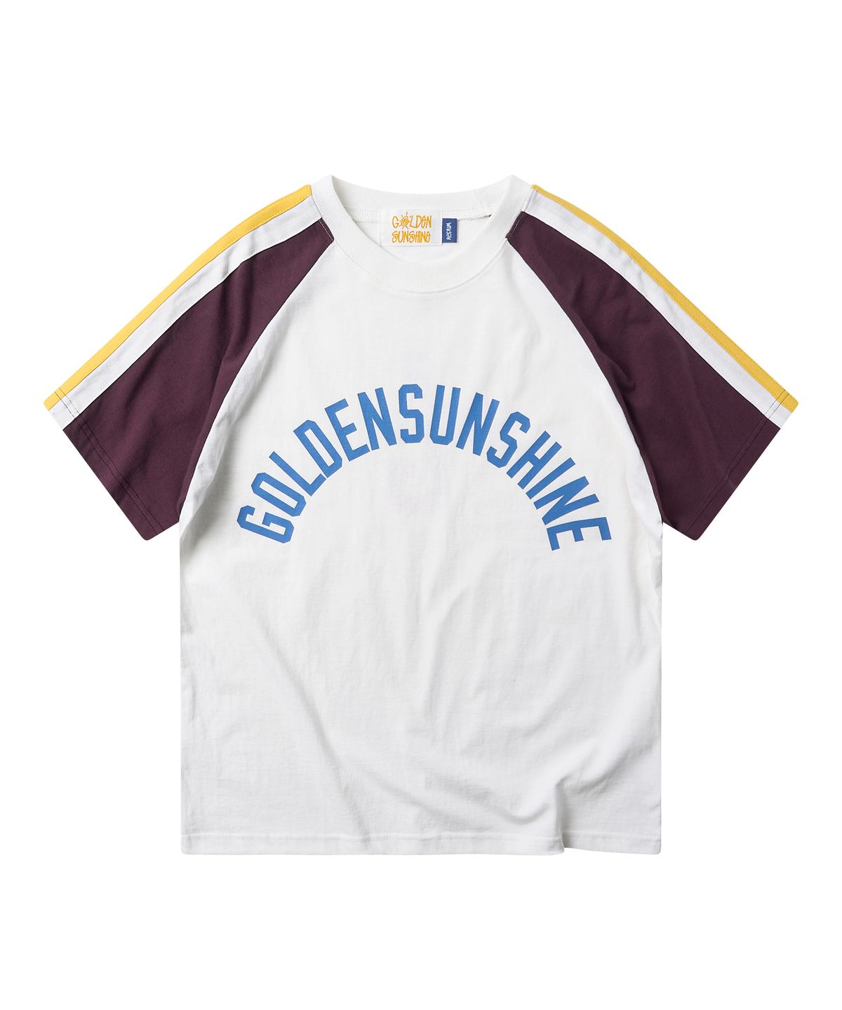 골든선샤인(GOLDEN SUNSHINE) 2G RAGLAN TEE_OFF WHITE