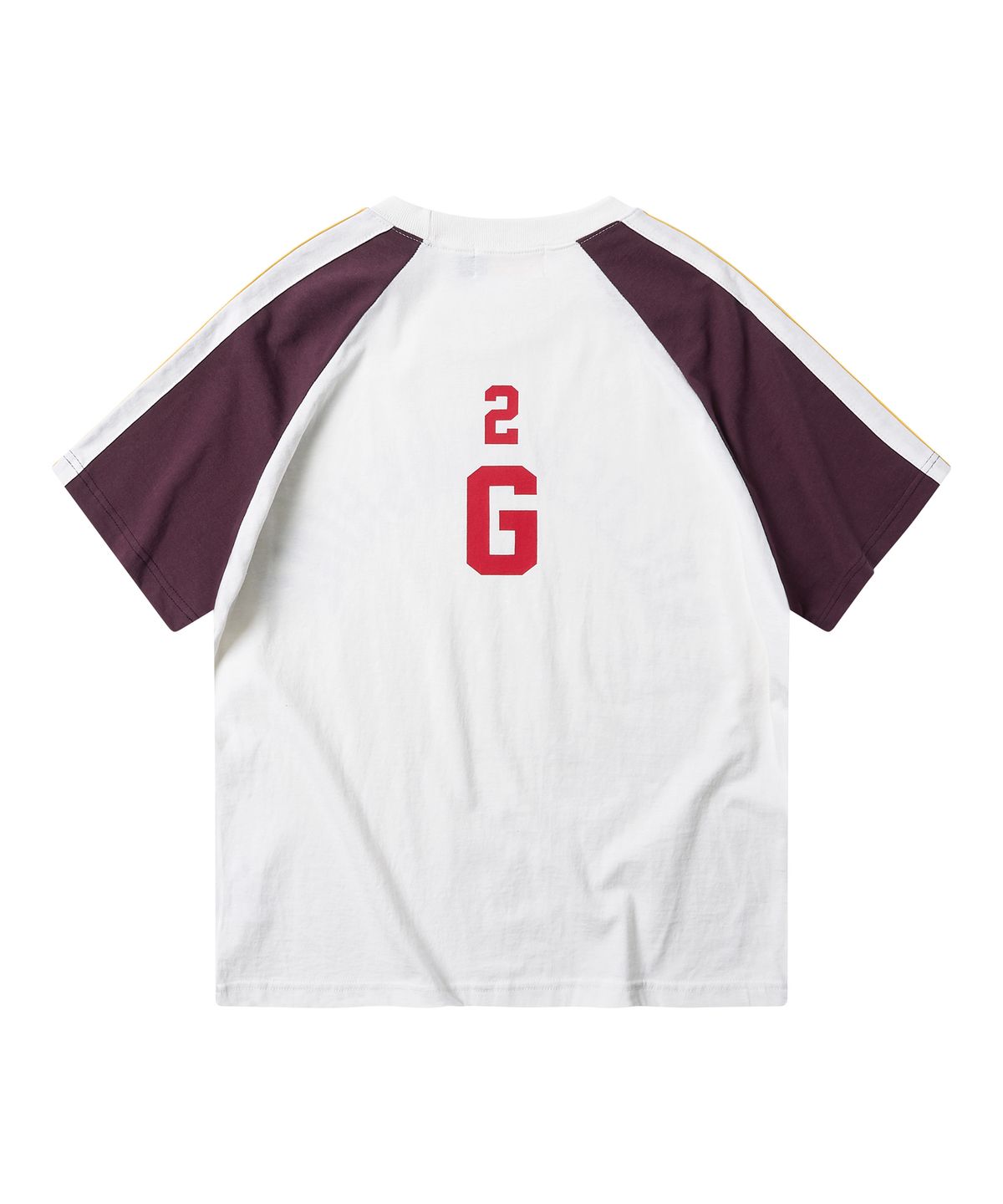 골든선샤인(GOLDEN SUNSHINE) 2G RAGLAN TEE_OFF WHITE