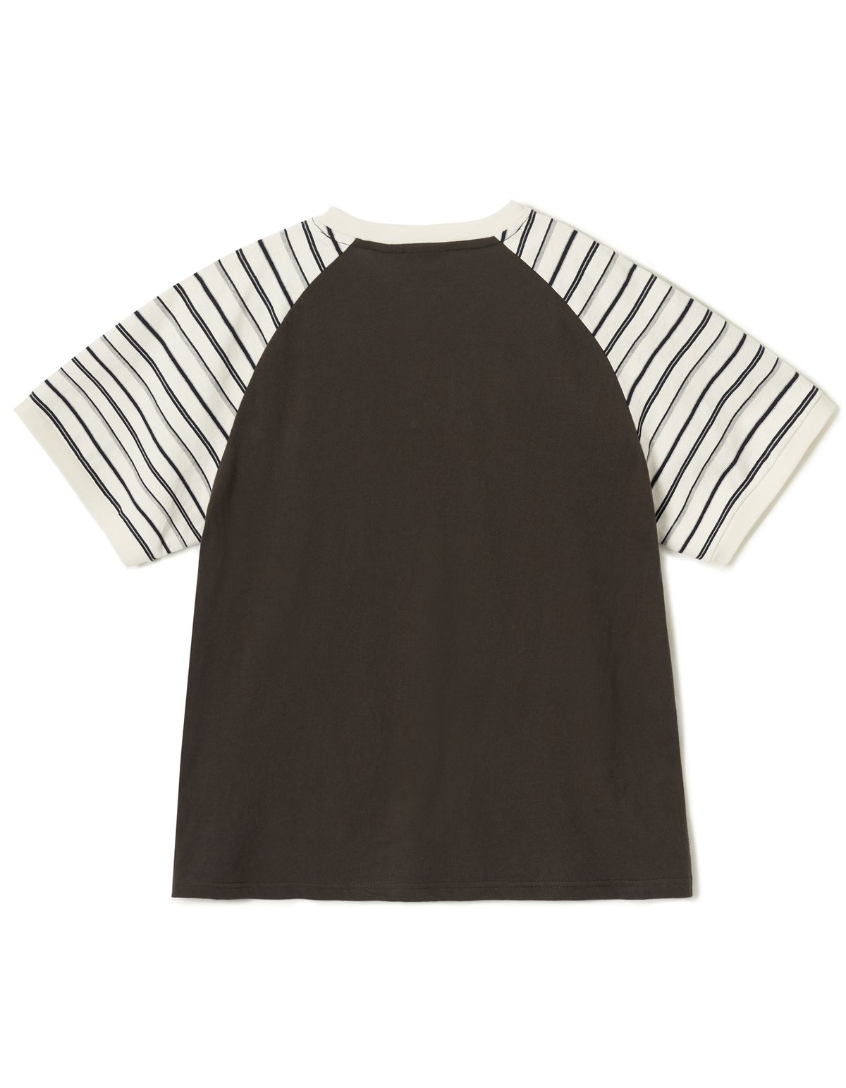 로어즈(LORES) Raglan Paneled Tee - Brown
