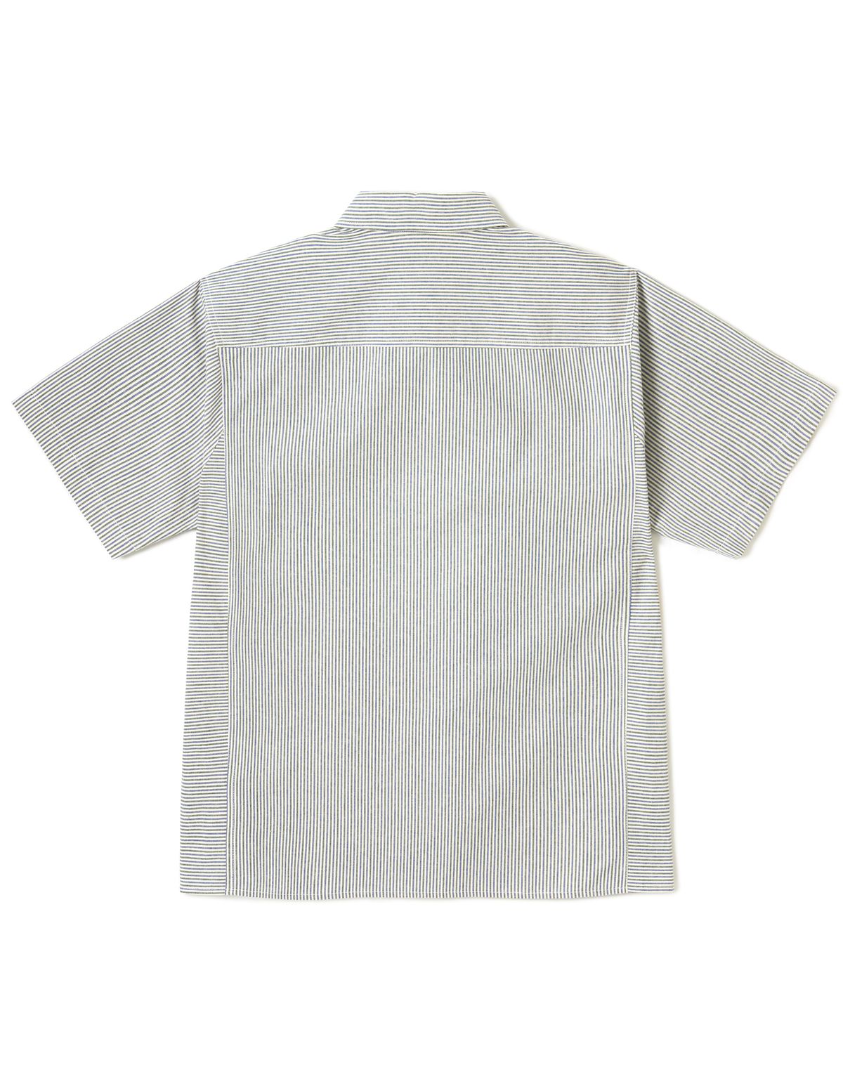로어즈(LORES) Paneled S/S Shirts - Green