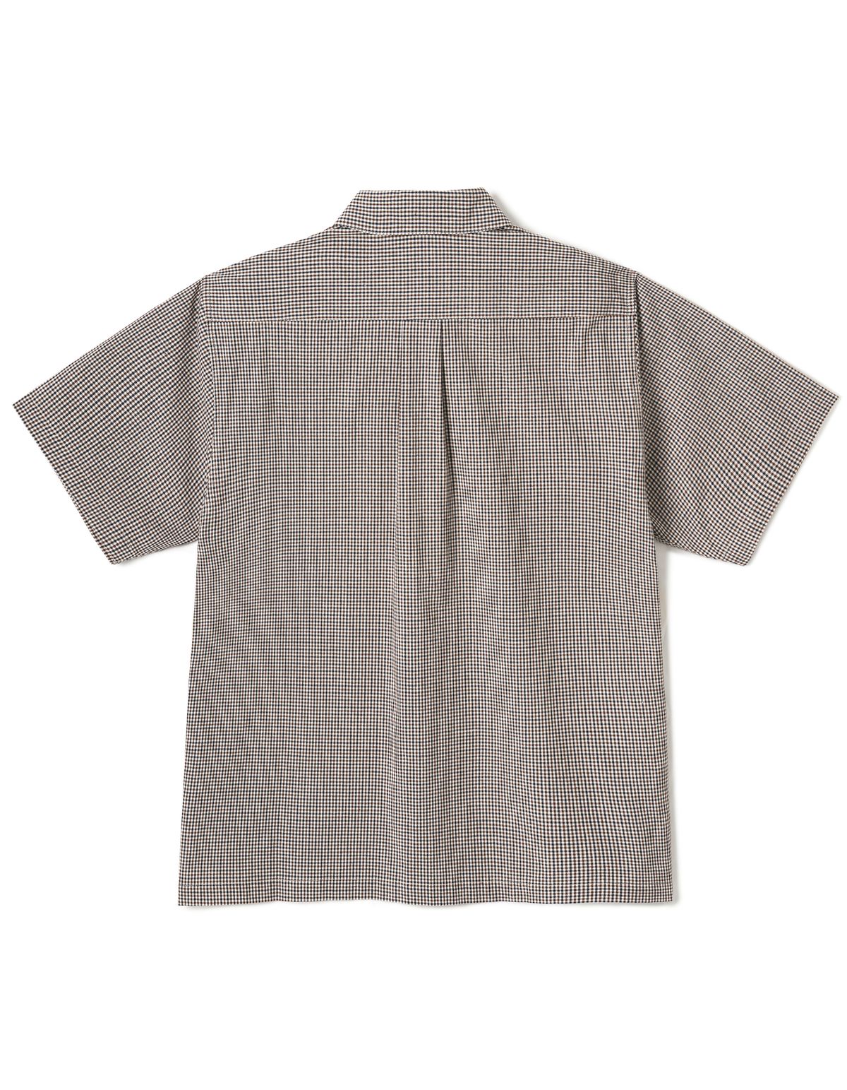 로어즈(LORES) Mini Plaid S/S Shirts - Brown