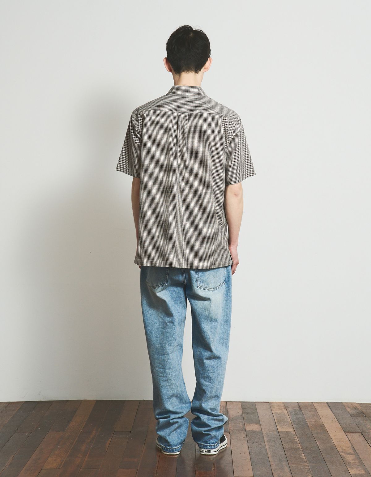 로어즈(LORES) Mini Plaid S/S Shirts - Brown
