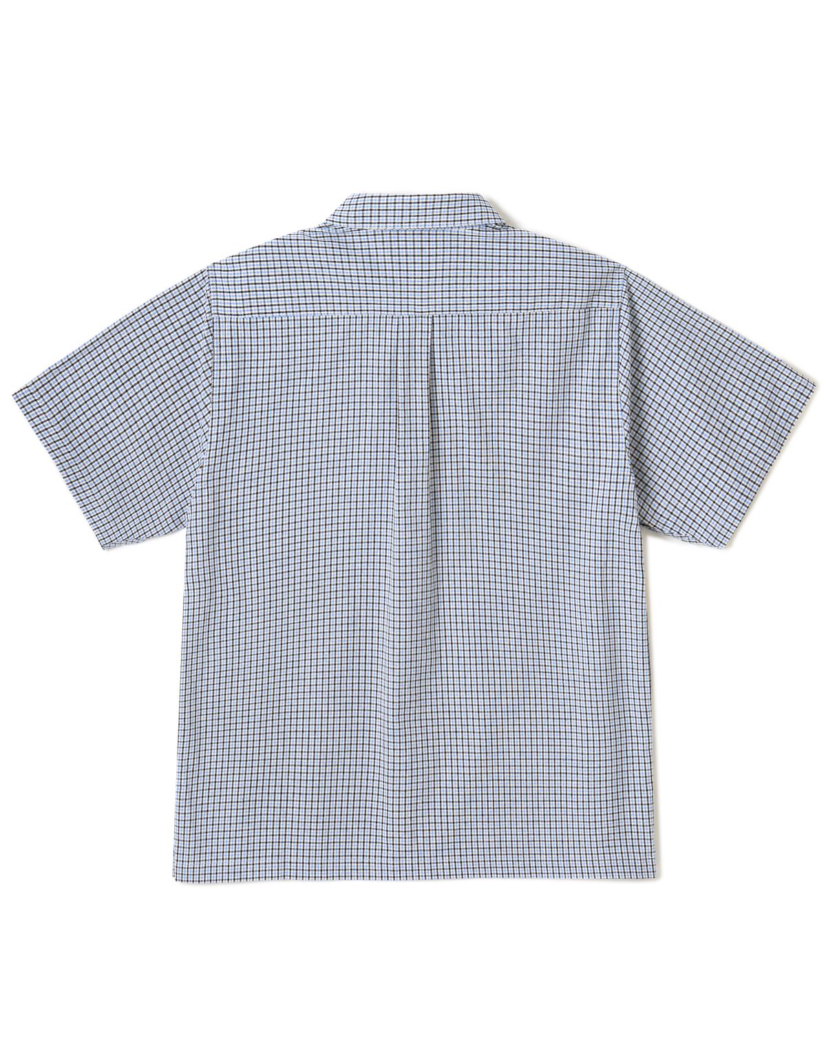 로어즈(LORES) Mini Plaid S/S Shirts - Blue