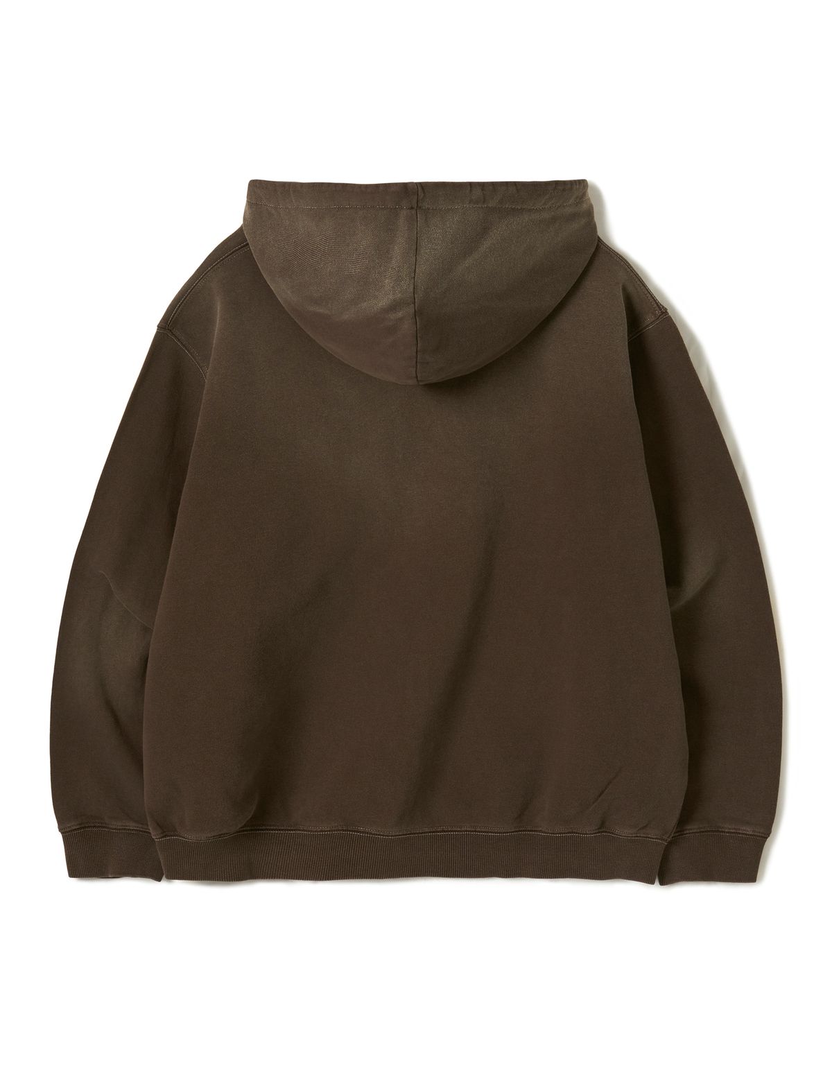 로어즈(LORES) Aged Zip Hoodie - Brown
