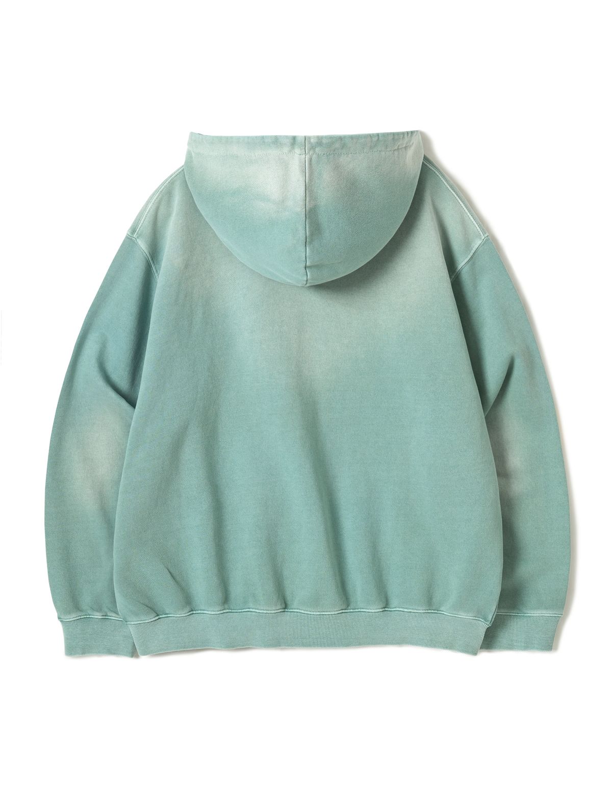 로어즈(LORES) Aged Zip Hoodie - Pale Green