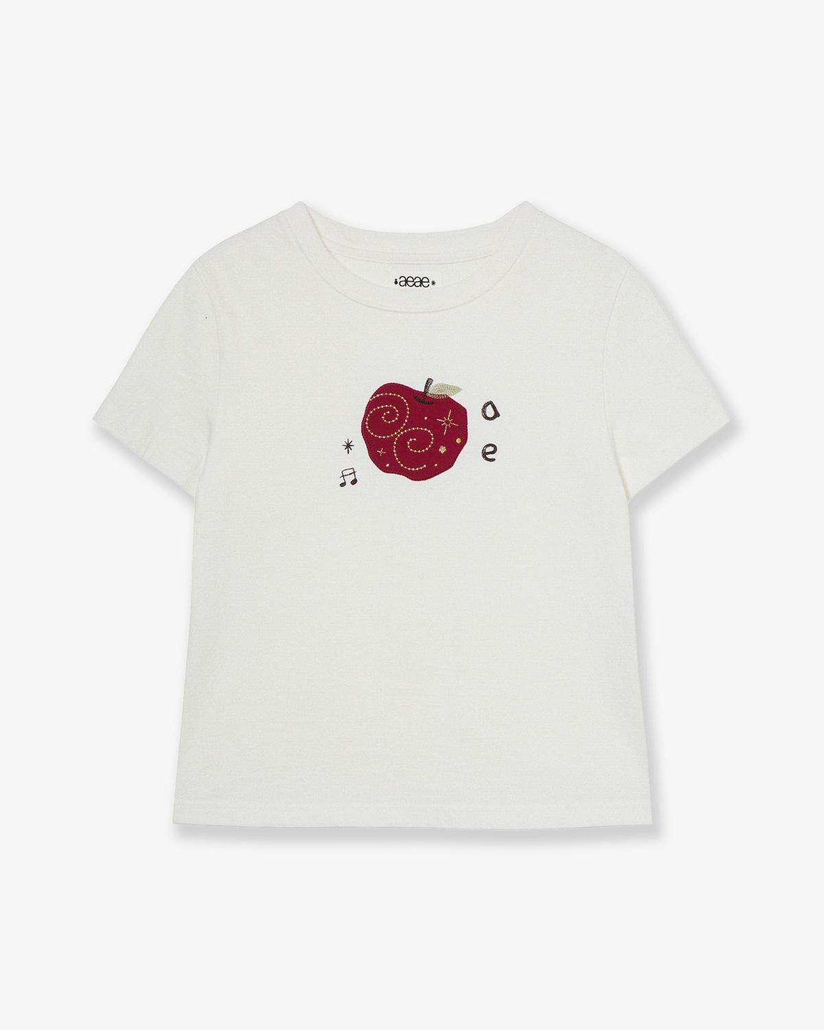 에이이에이이(AEAE) RINGO TEE [WHITE]