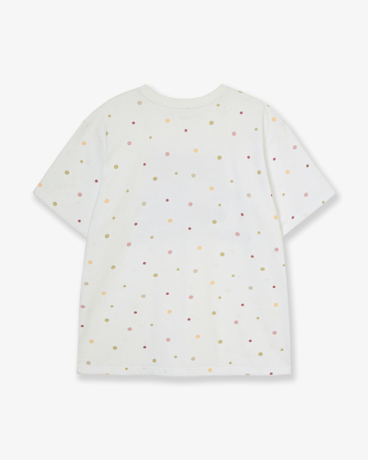 에이이에이이(AEAE) WEB LOGO COLOR DOT T-SHIRTS [WHITE]