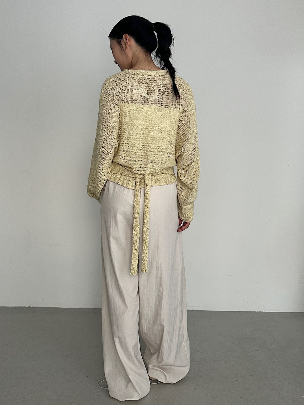 아포엠(APOEM) Volume String Pants (2C)