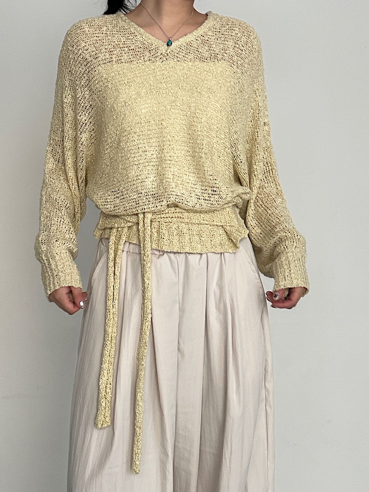 아포엠(APOEM) Spring Strap Knit (3C)