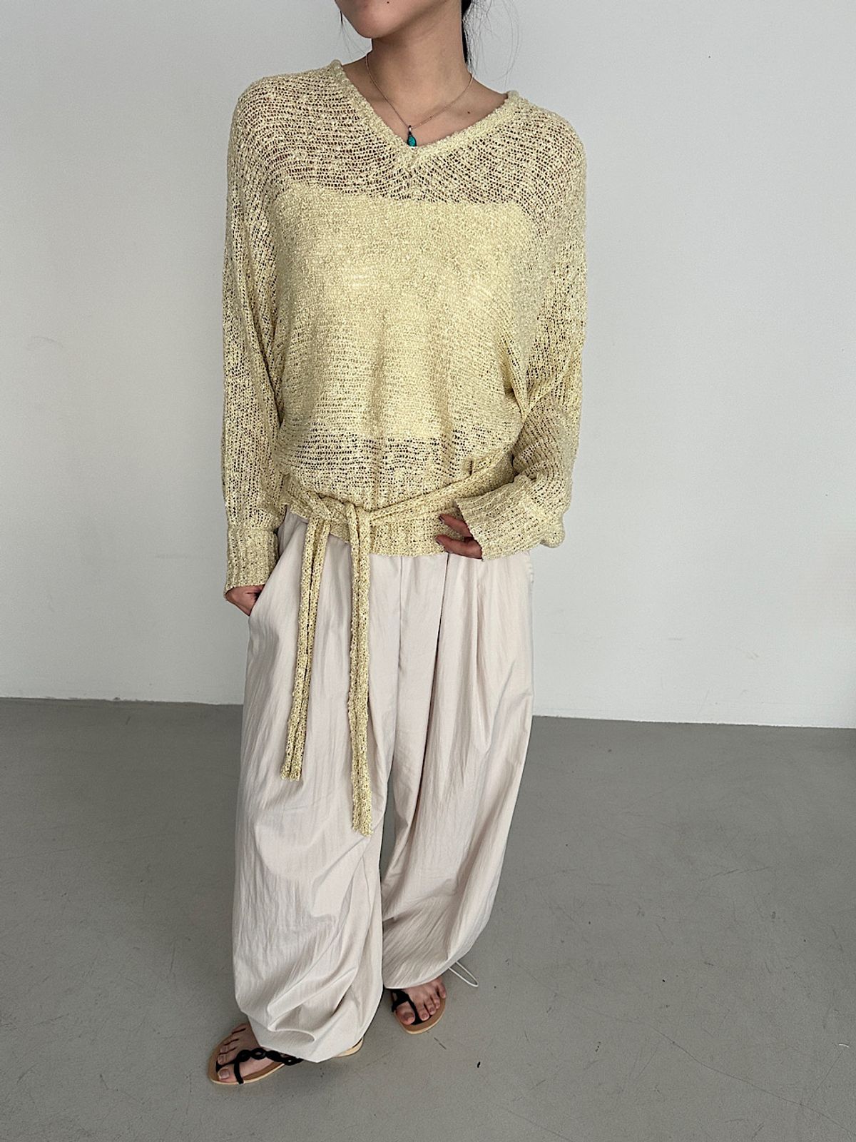 아포엠(APOEM) Spring Strap Knit (3C)