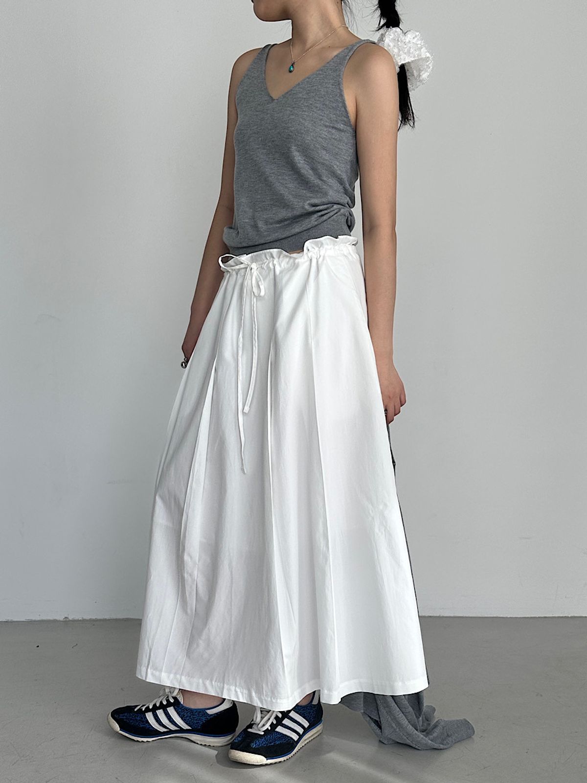 아포엠(APOEM) Waist Strap Skirt (2C)