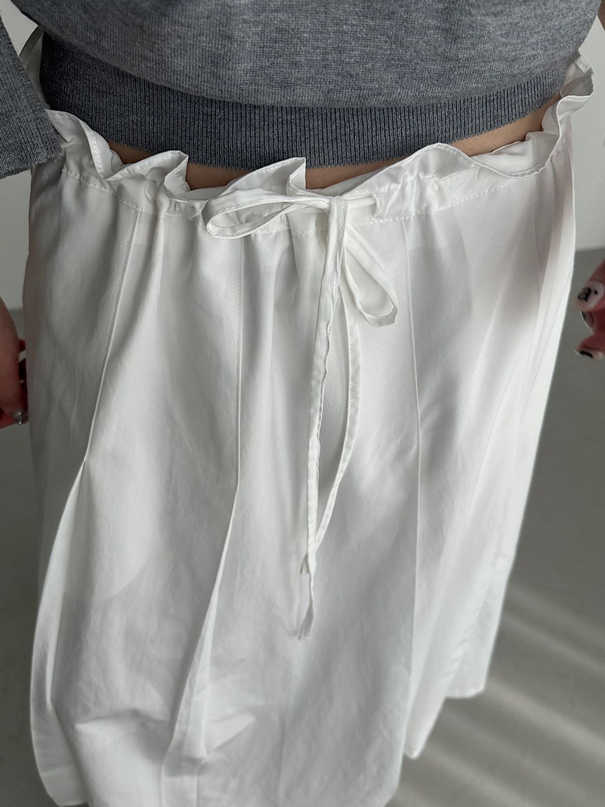 아포엠(APOEM) Waist Strap Skirt (2C)