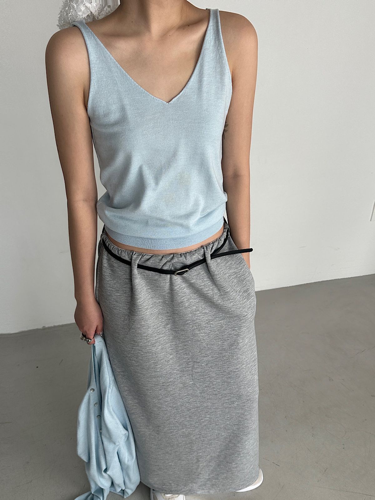 아포엠(APOEM) Button Cardigan Set (3C)
