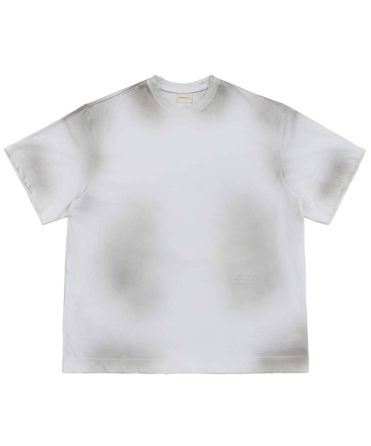 더 오피셜 레퓨지(THE OFFICIAL REFUGE) DIRTY SPRAY DYESD T SHIRT (WHITE)