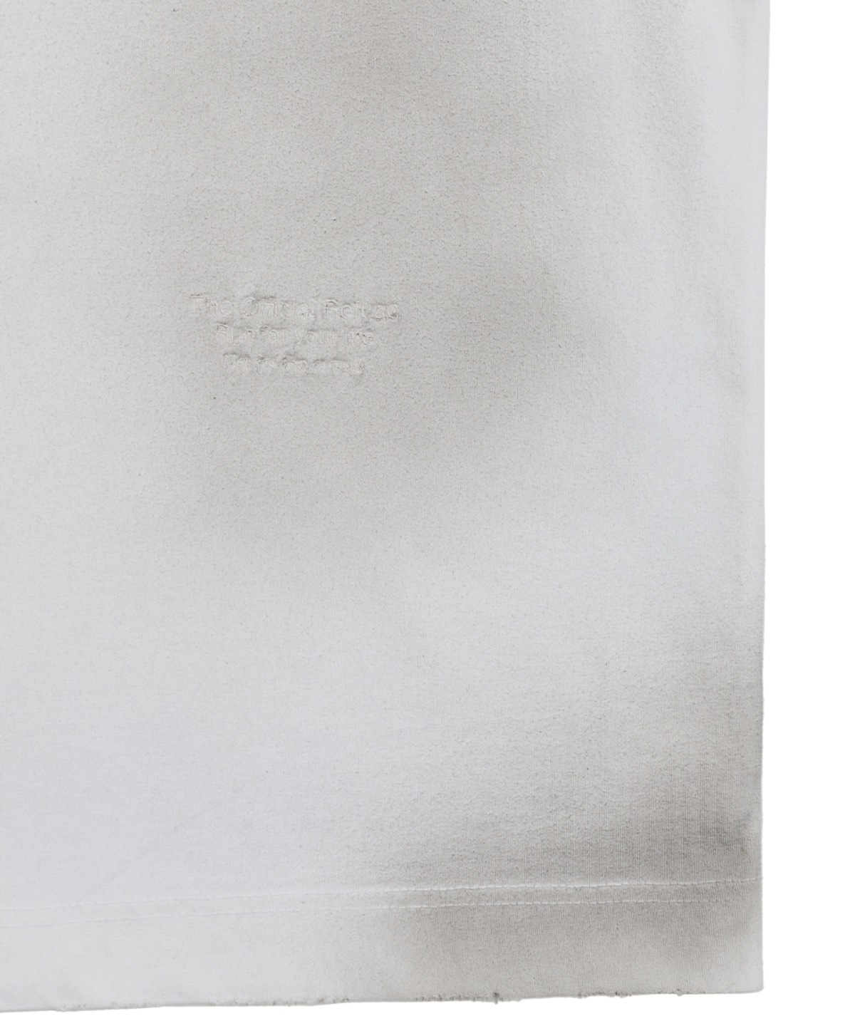 더 오피셜 레퓨지(THE OFFICIAL REFUGE) DIRTY SPRAY DYESD T SHIRT (WHITE)