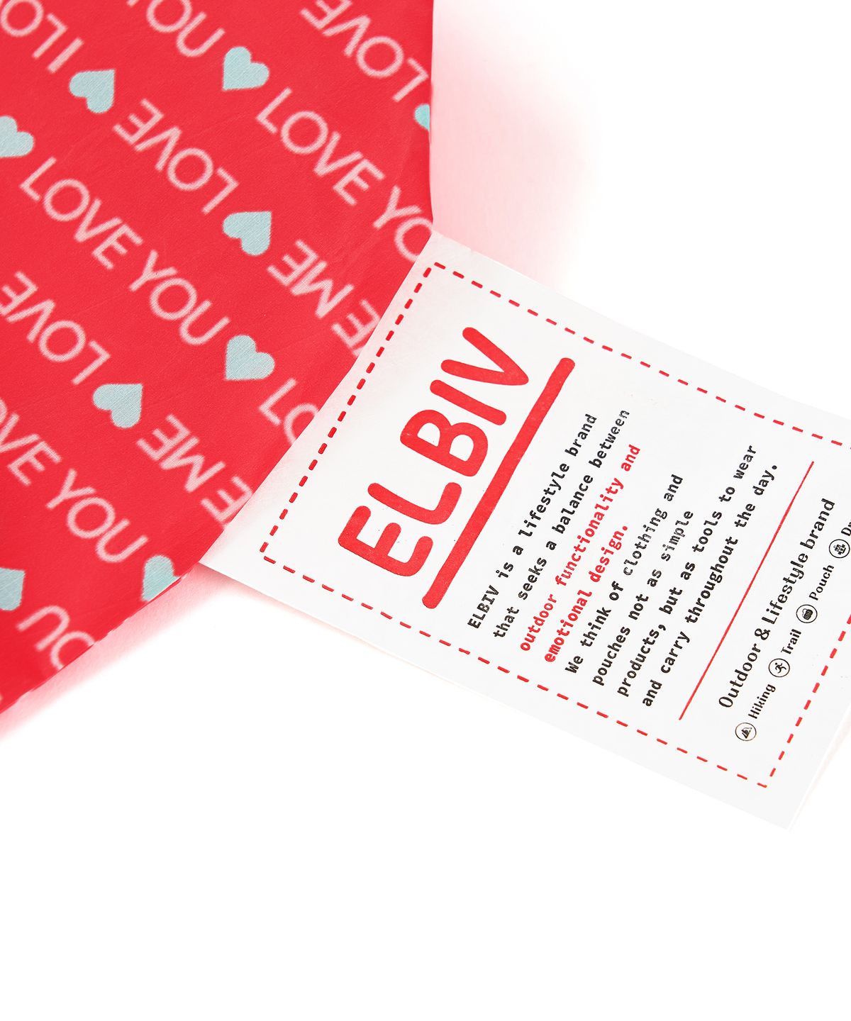 엘비브(ELBIV) 아이러브유 스트링  파우치